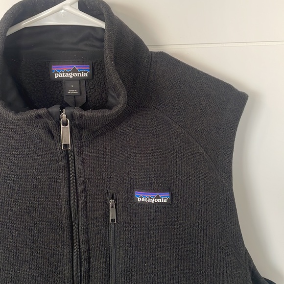 Men’s Patagonia Better Sweater Vest - Black - Size Large - Picture 2 of 3
